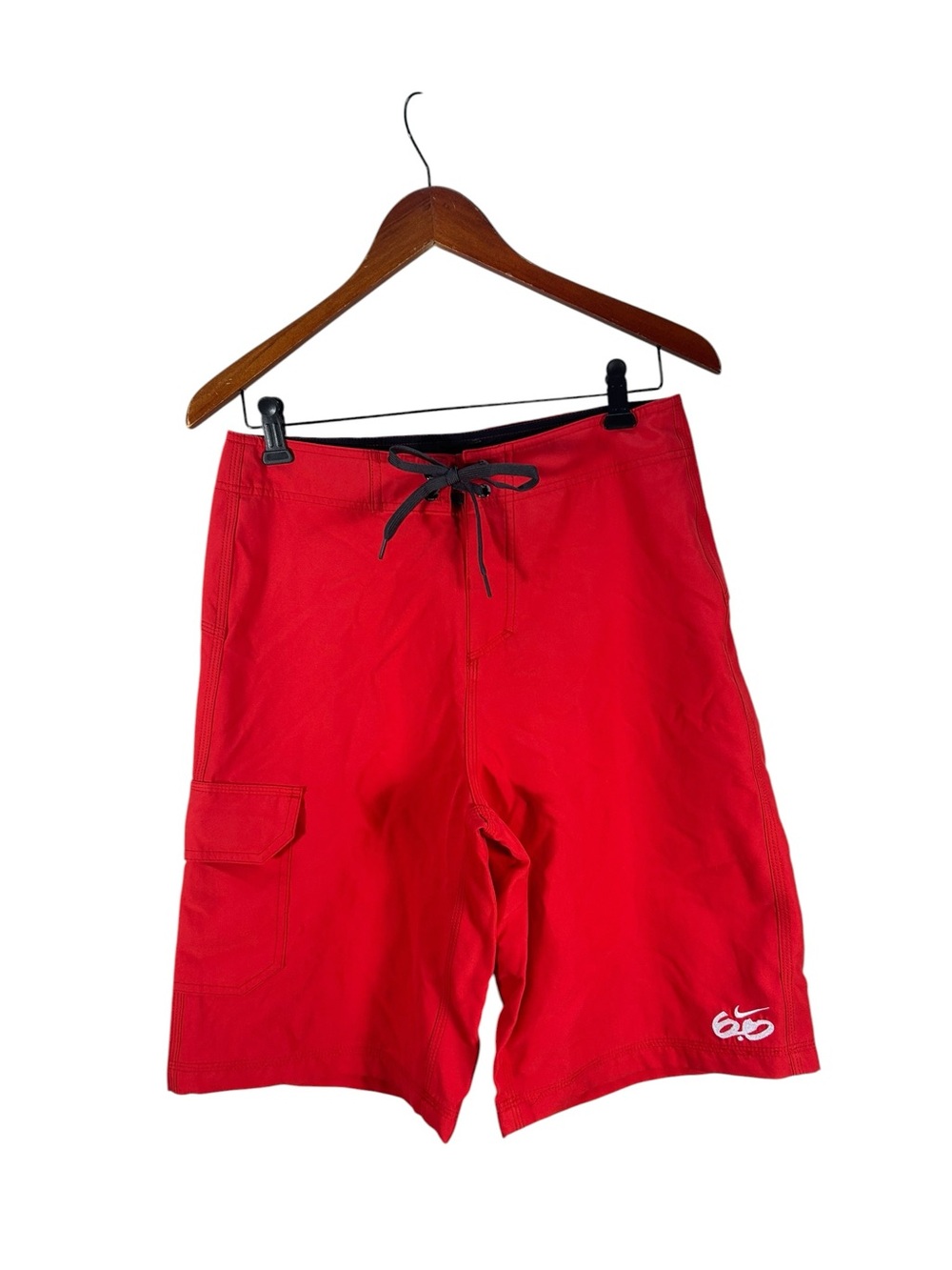 NWT Men’s Nike 6.0 Red Skateboarding Cargo Board Shorts Size 28